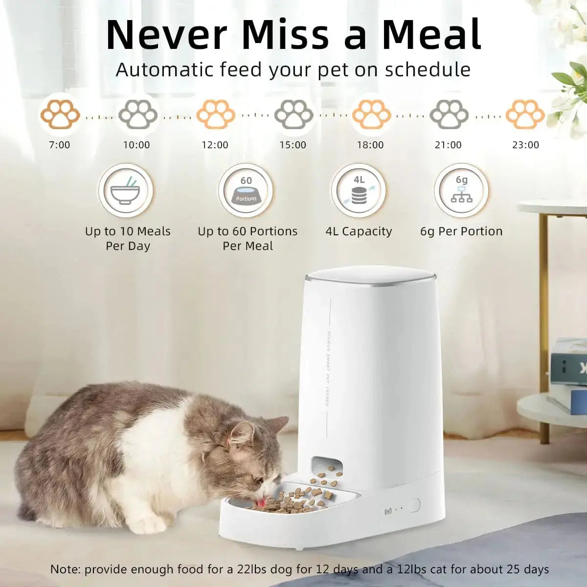 Wireless Automatic Pet Feeder DSers
